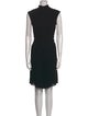 Calvin Klein Collection Mock Neck Midi Length Dress