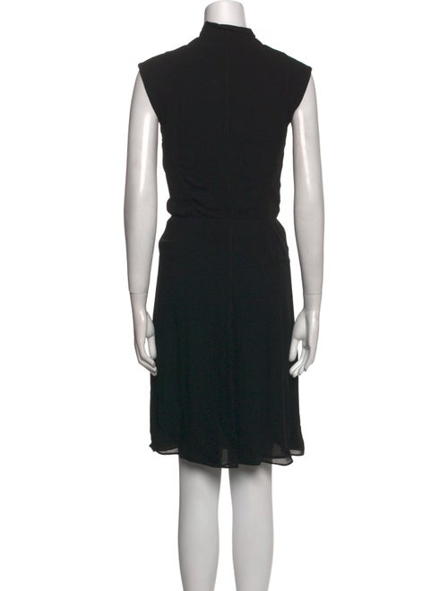 Calvin Klein Collection Mock Neck Midi Length Dress