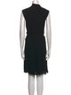Calvin Klein Collection Mock Neck Midi Length Dress