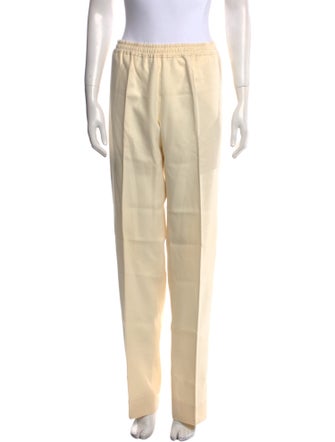 Calvin Klein Collection Wool Straight Leg Pants