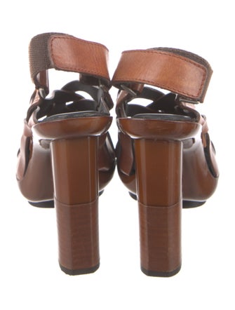 Calvin Klein Collection Leather Slingback Pumps