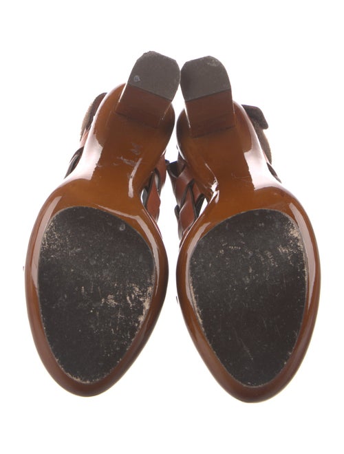 Calvin Klein Collection Leather Slingback Pumps