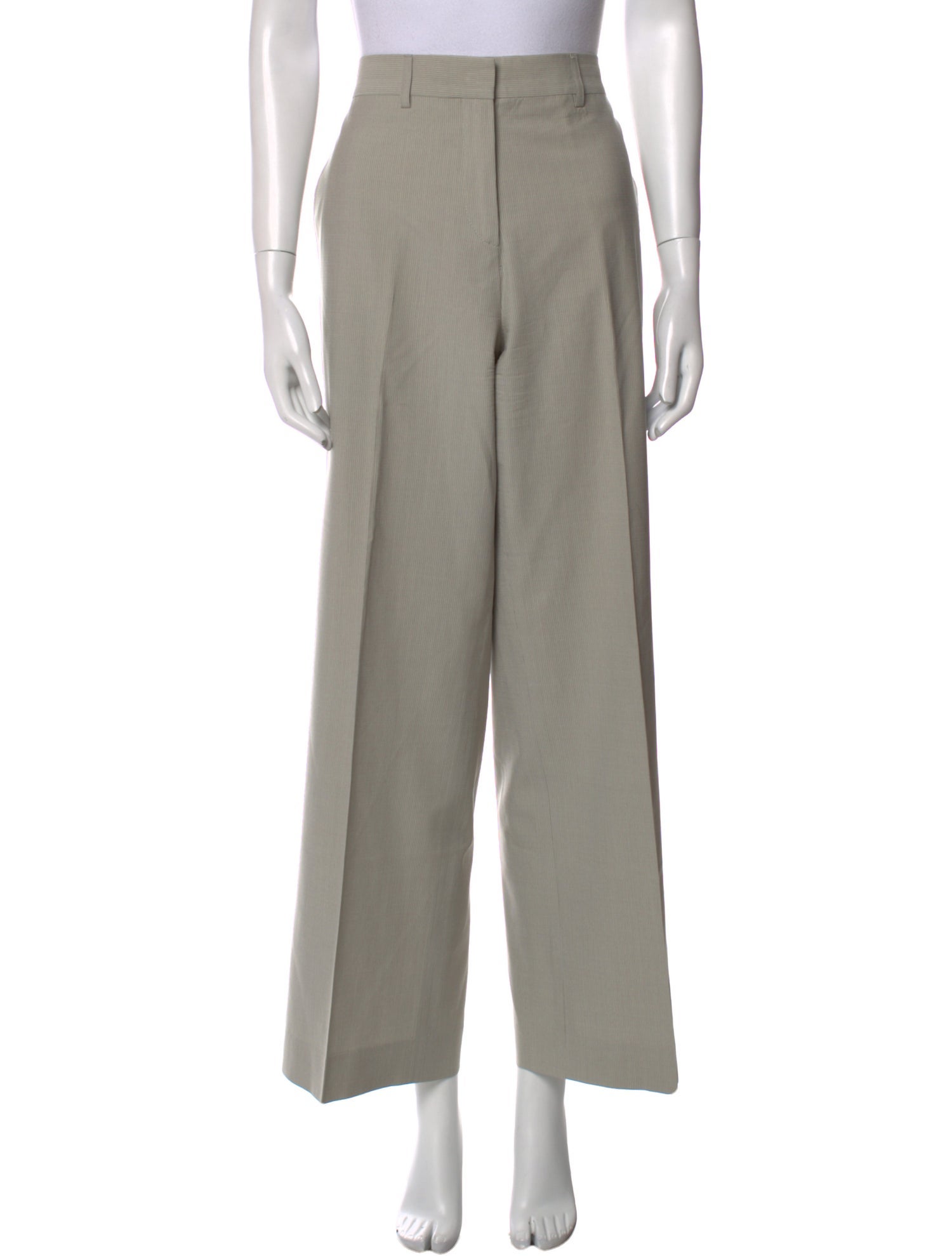 Calvin Klein Collection Wool Wide Leg Pants
