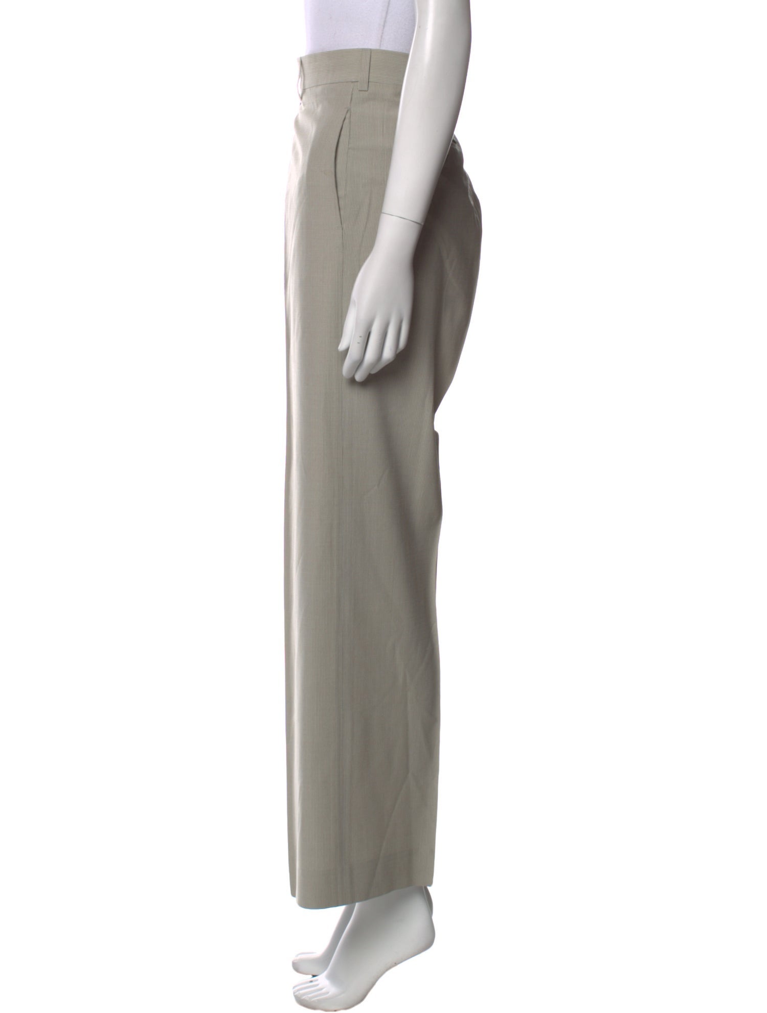 Calvin Klein Collection Wool Wide Leg Pants