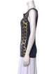 Calvin Klein Collection Printed Scoop Neck Top