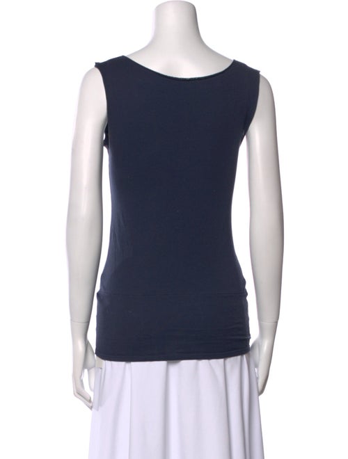 Calvin Klein Collection Printed Scoop Neck Top