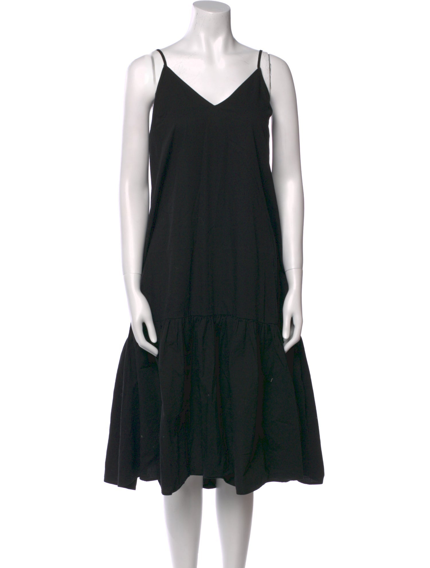 Calvin Klein Collection V-Neck Knee-Length Dress