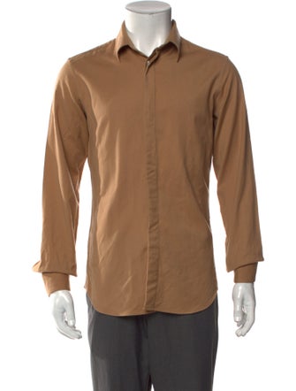 Calvin Klein Collection Wool Long Sleeve Shirt