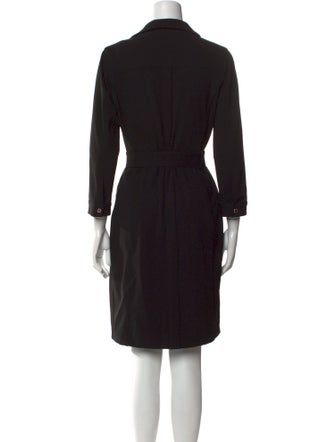 Calvin Klein Collection V-Neck Knee-Length Dress