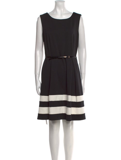 Calvin Klein Collection Bateau Neckline Mini Dress