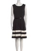 Calvin Klein Collection Bateau Neckline Mini Dress