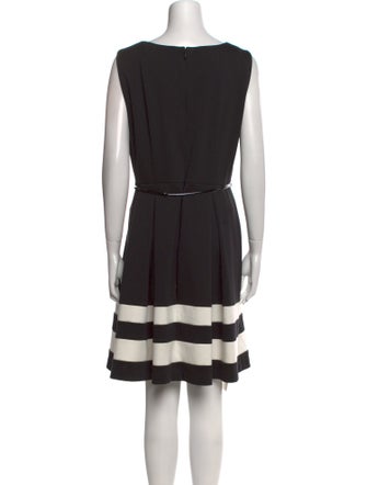 Calvin Klein Collection Bateau Neckline Mini Dress