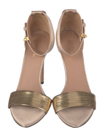 Calvin Klein Collection Satin Sandals