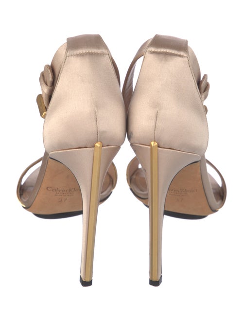 Calvin Klein Collection Satin Sandals