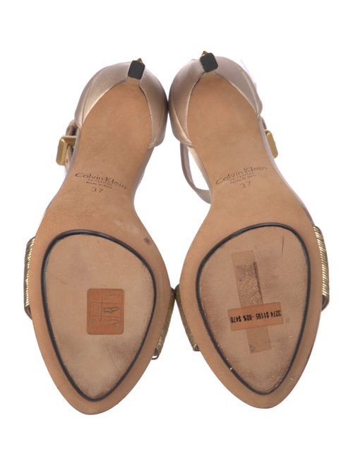 Calvin Klein Collection Satin Sandals