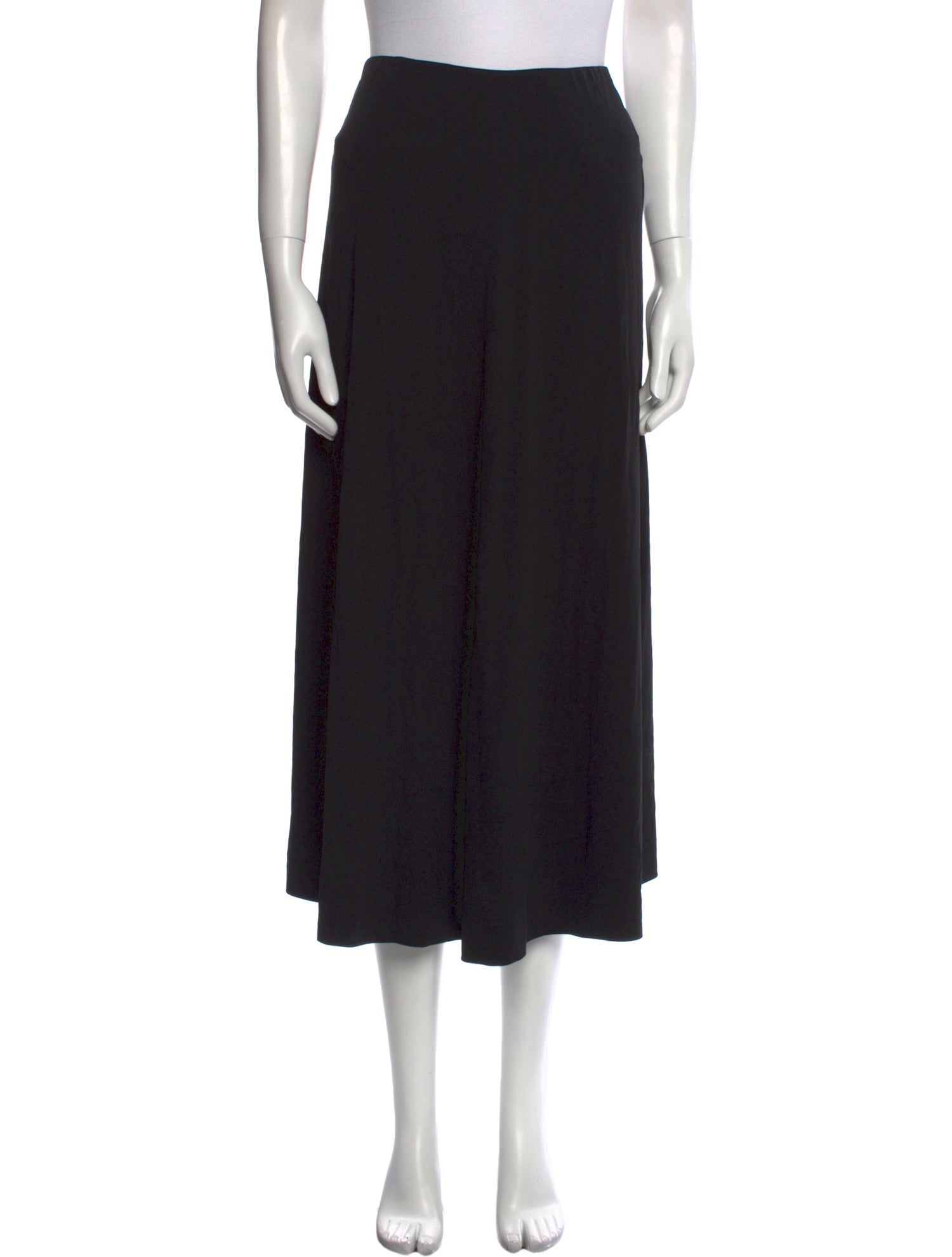 Calvin Klein Collection Pleated Accents Midi Length Skirt