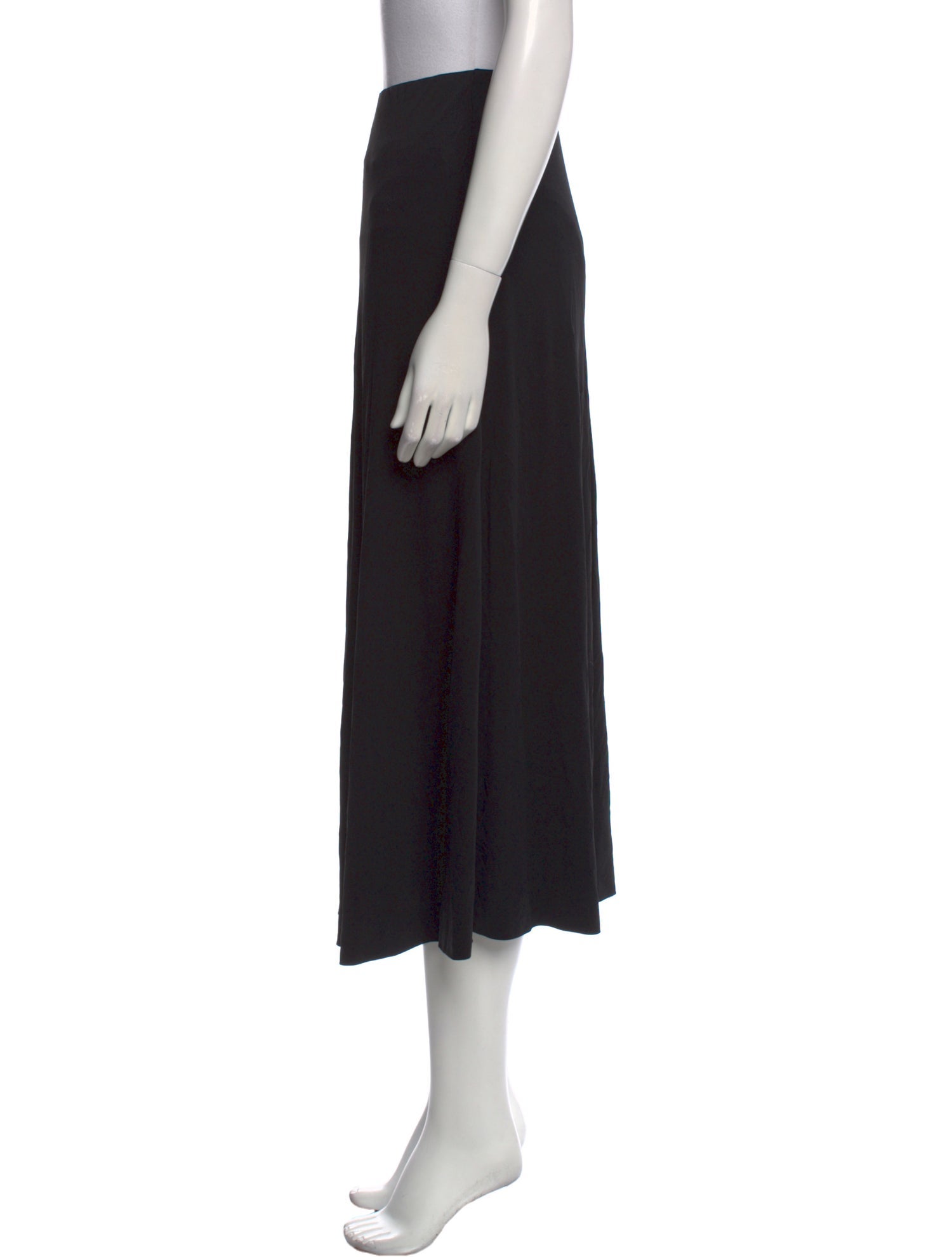 Calvin Klein Collection Pleated Accents Midi Length Skirt