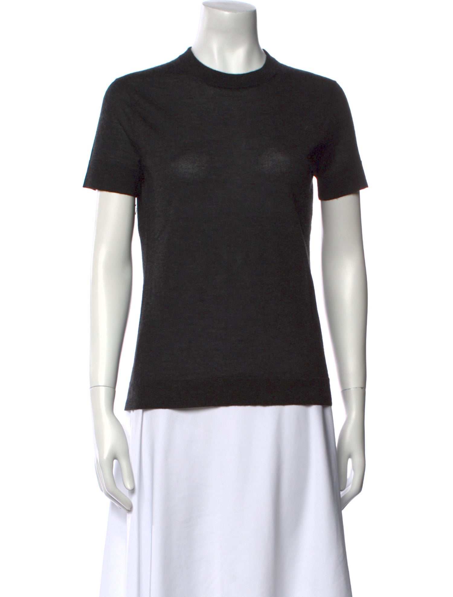 Calvin Klein Collection Cashmere Crew Neck T-Shirt