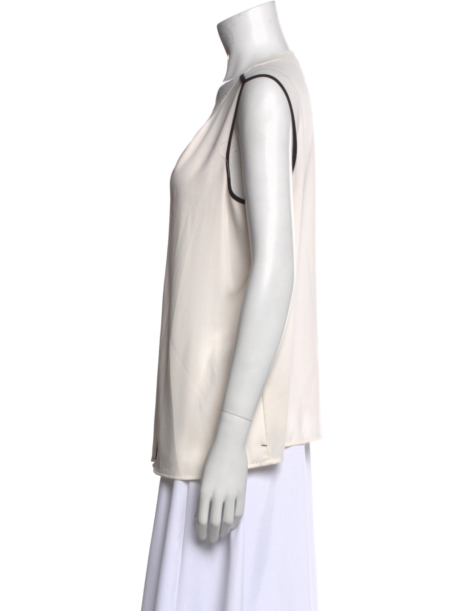 Calvin Klein Collection V-Neck Sleeveless Blouse