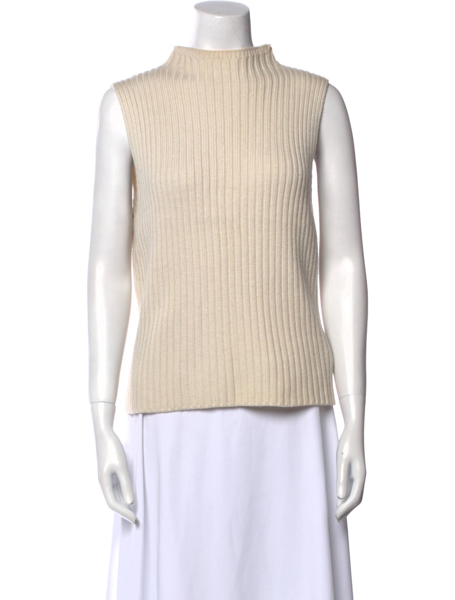 Calvin Klein Collection Merino Wool Mock Neck Sweater