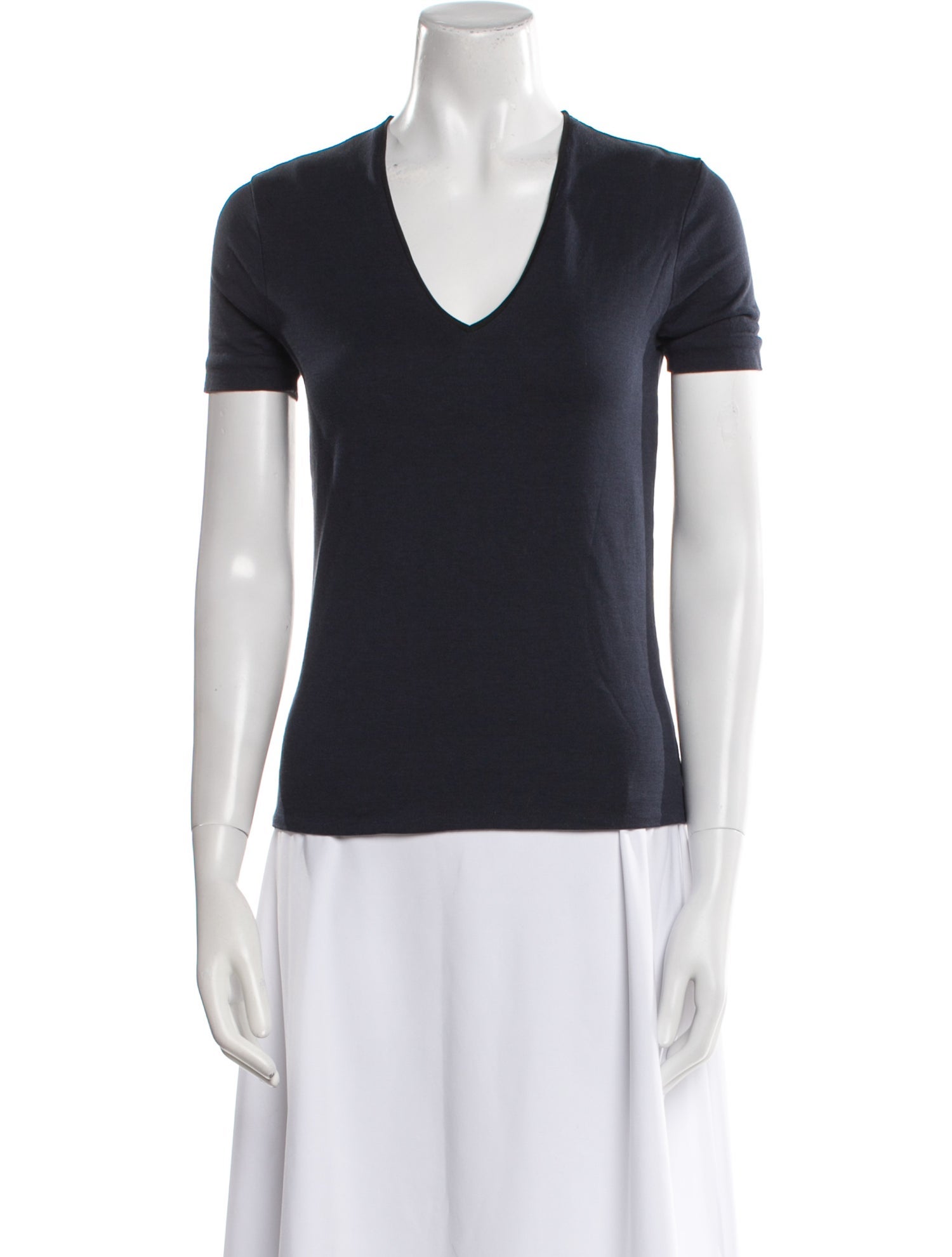 Calvin Klein Collection V-Neck Short Sleeve T-Shirt