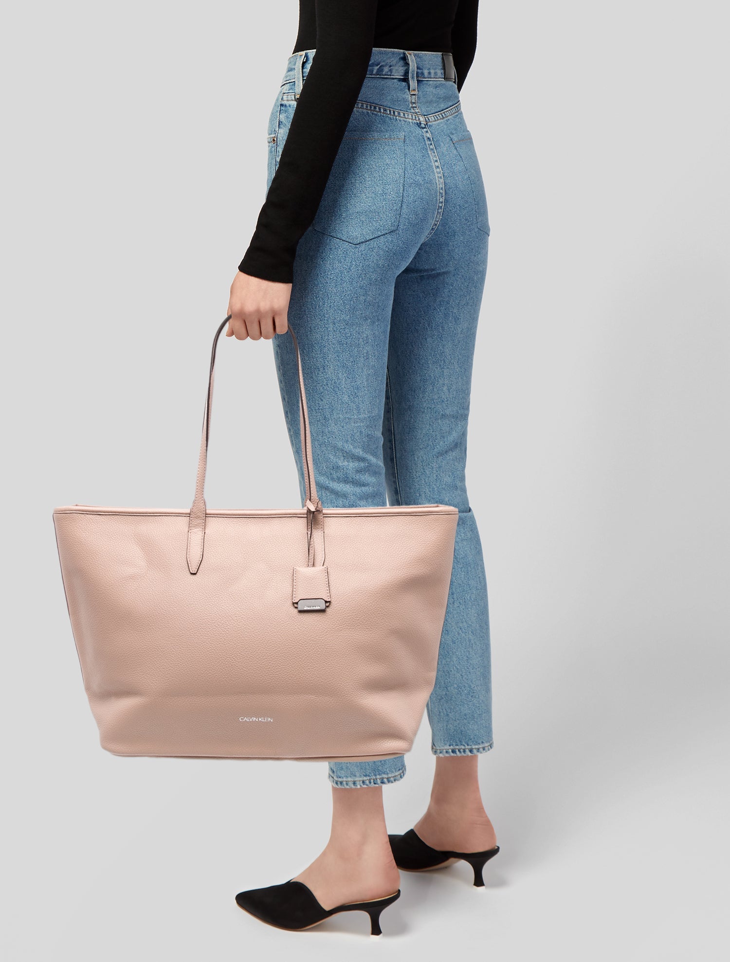 Calvin Klein Leather Tote