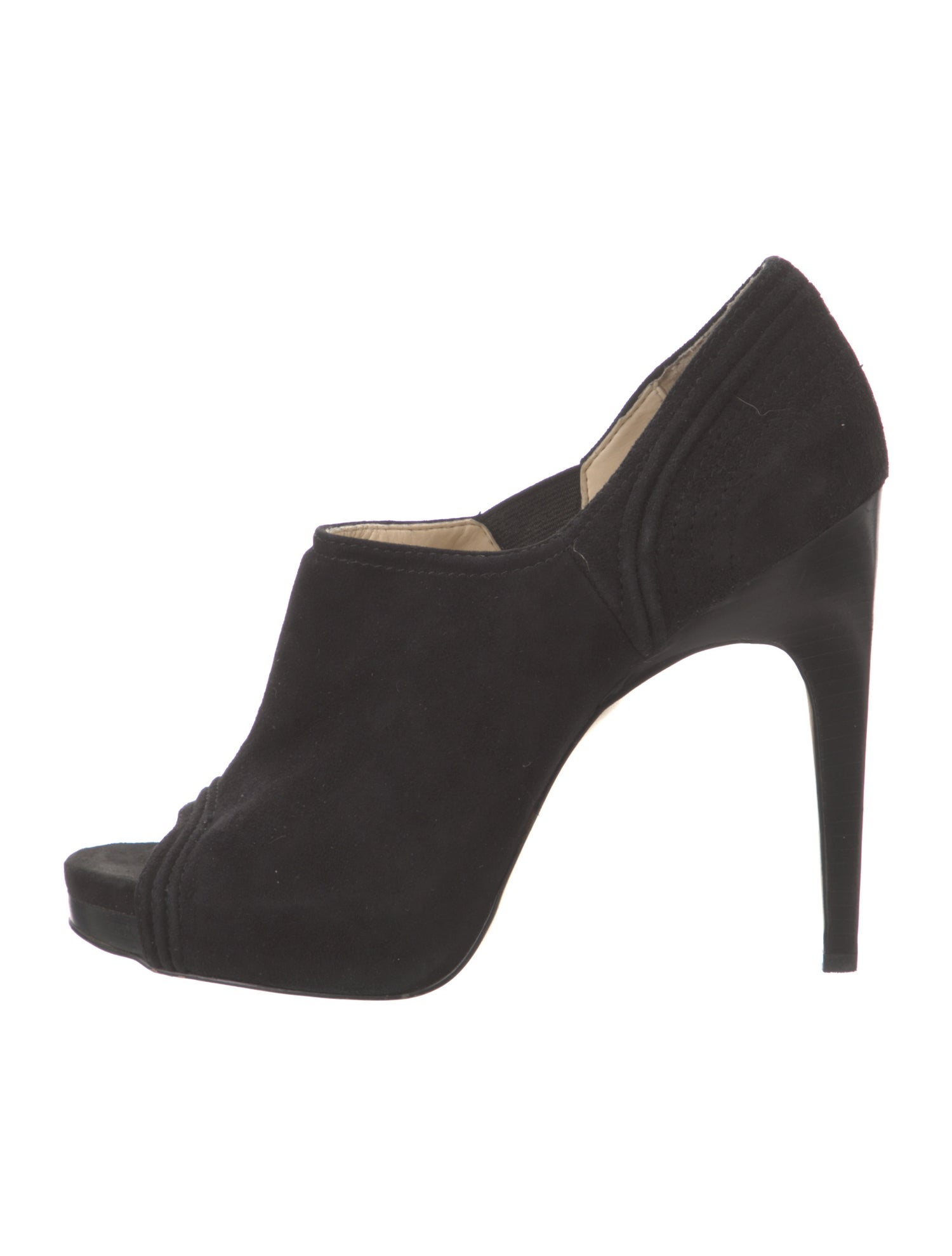 Calvin Klein Collection Suede D'Orsay Pumps