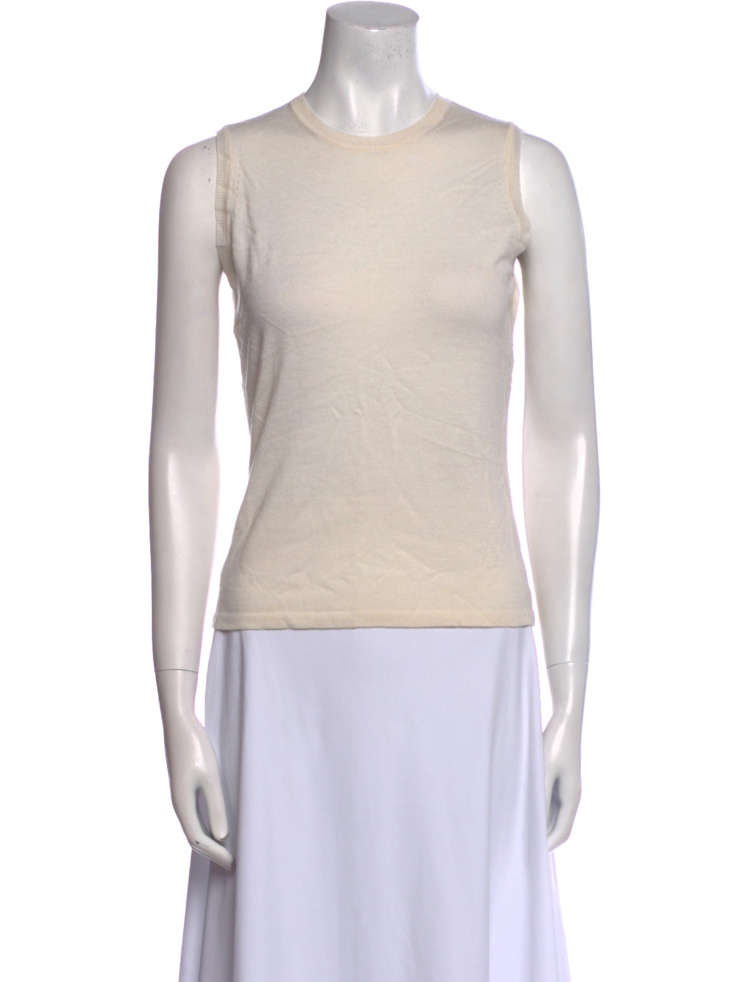 Calvin Klein Collection Wool Crew Neck Top
