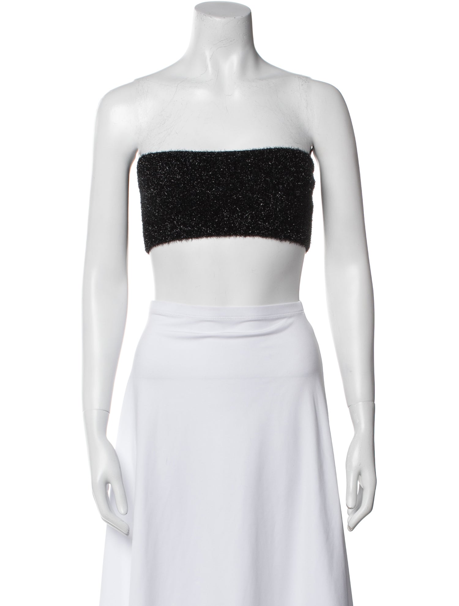 Calvin Klein Collection Strapless Crop Top