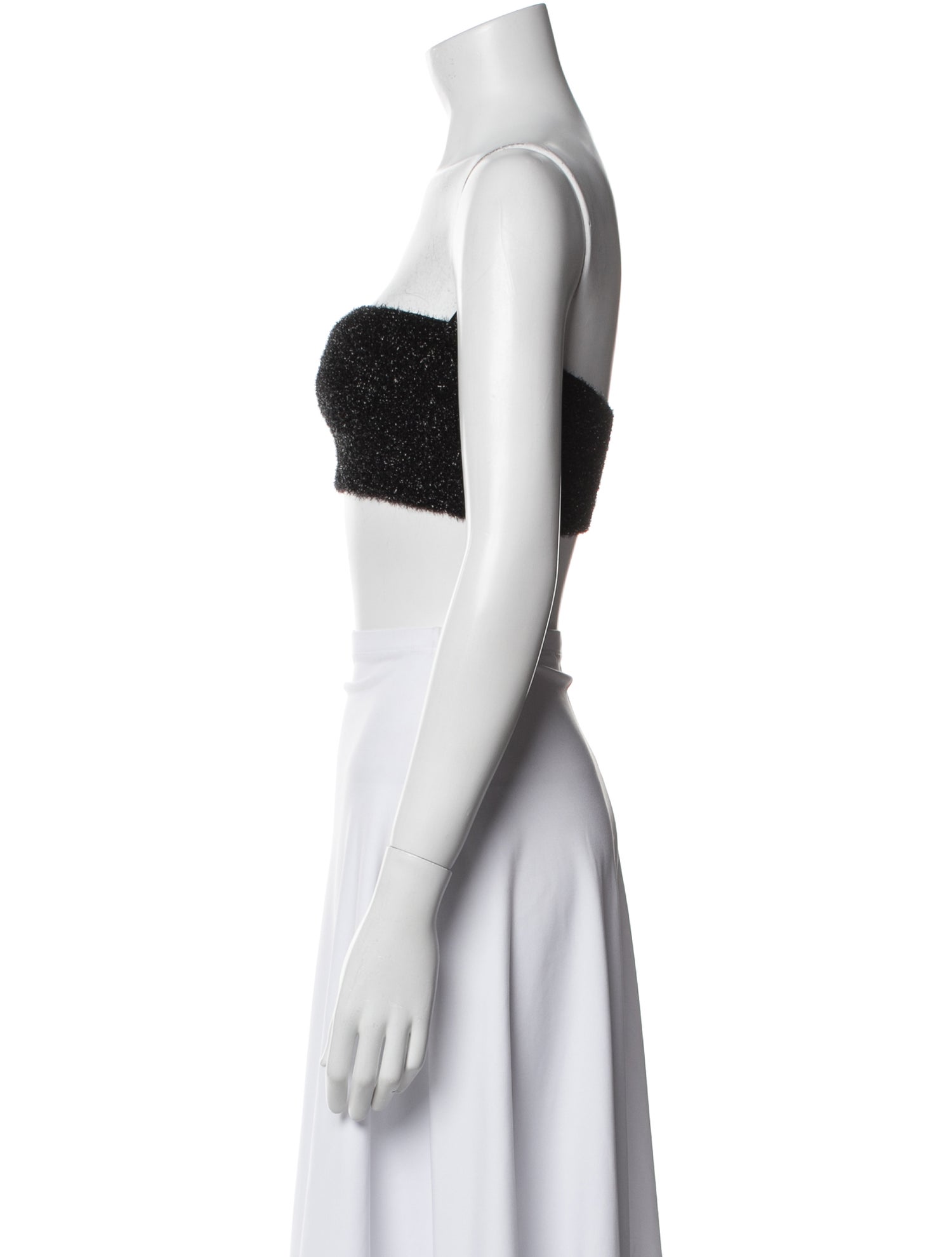 Calvin Klein Collection Strapless Crop Top