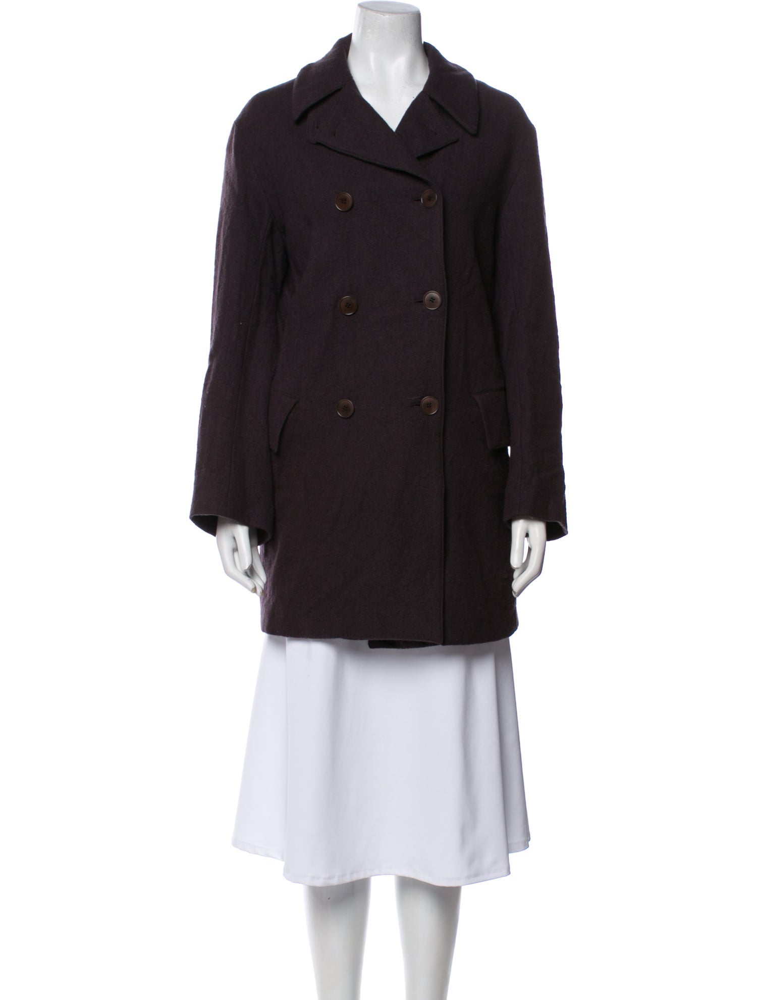 Calvin Klein Collection Wool Peacoat