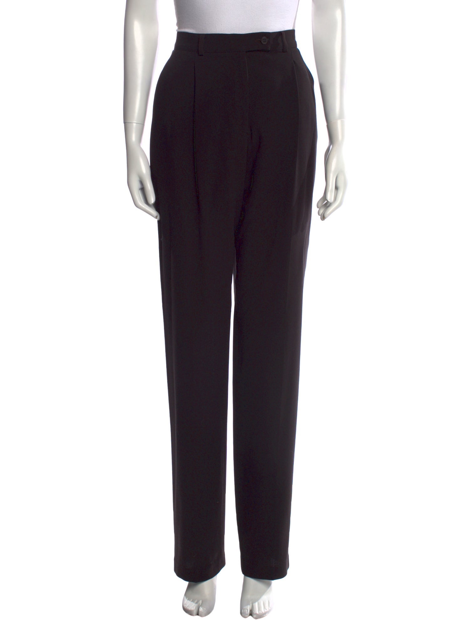 Calvin Klein Collection Wool Straight Leg Pants