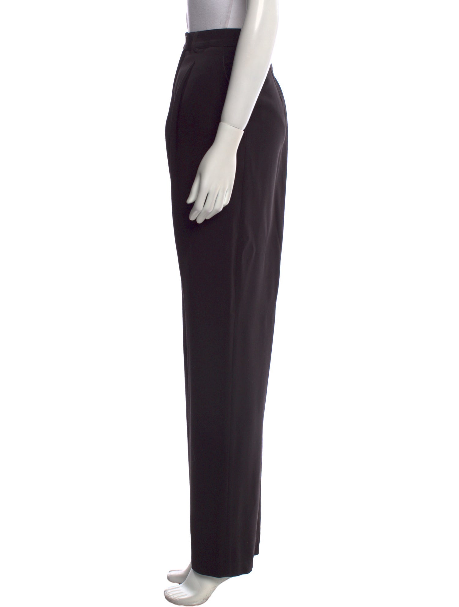 Calvin Klein Collection Wool Straight Leg Pants