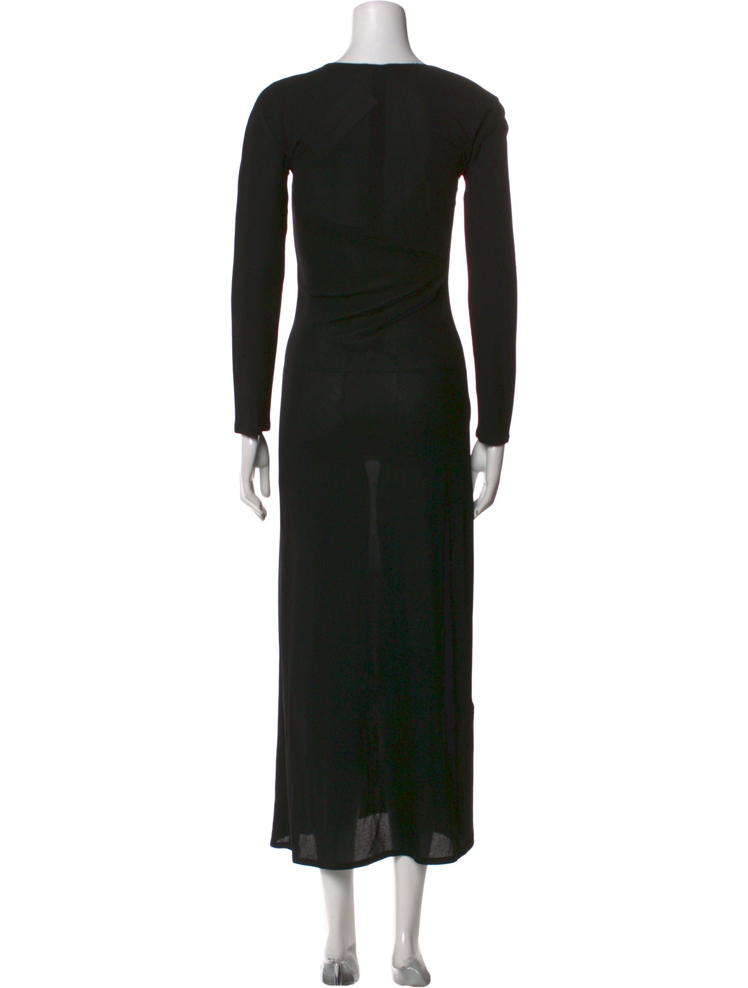 calvin klein black cocktail dress Calvin Klein Ruffle Dress- Calvin Klein Black Dress- Calvin Klein Black Cocktail Dress Black Midi Dress- CK Party Dress Size 10 Black Dress