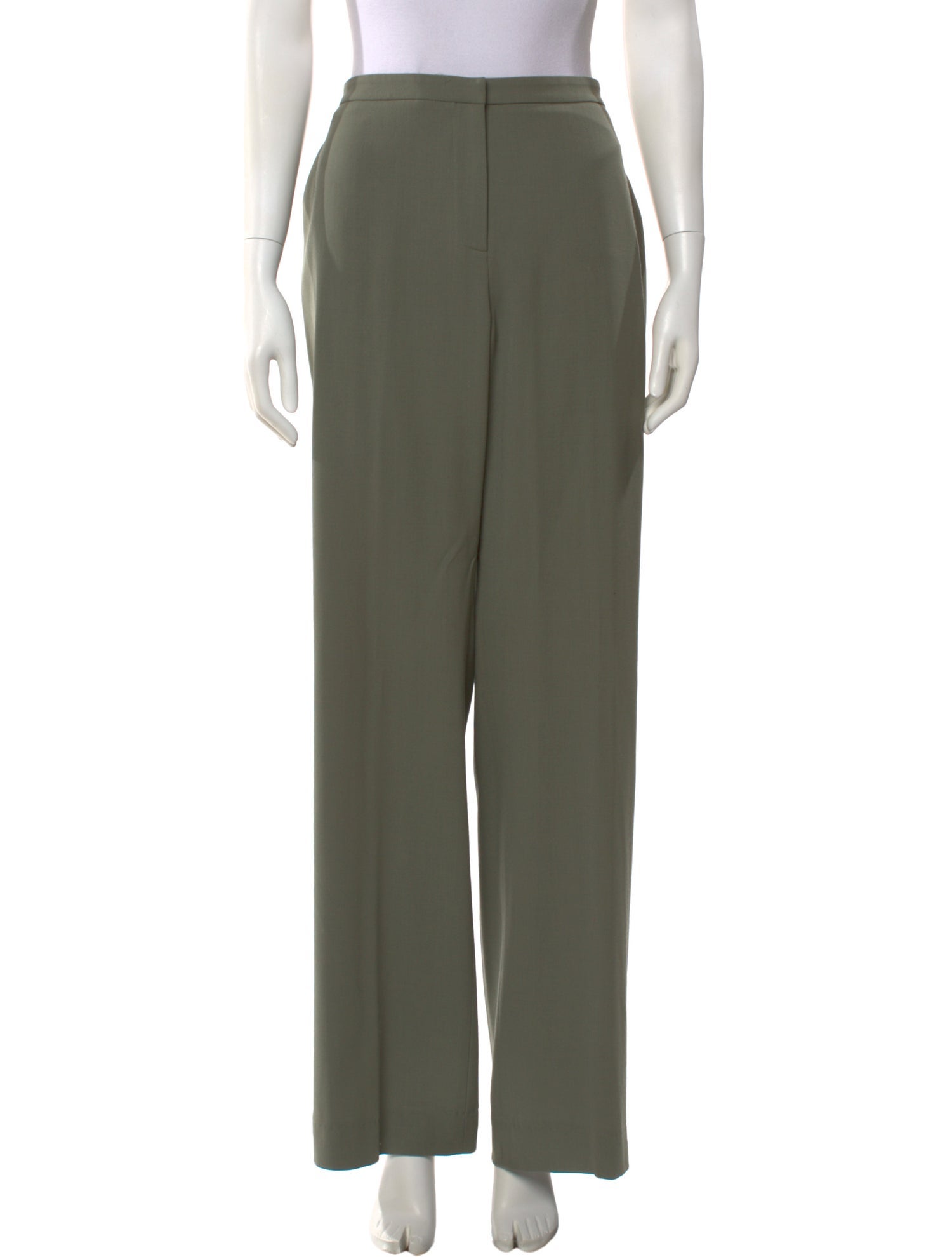 Calvin Klein Collection Wool Wide Leg Pants
