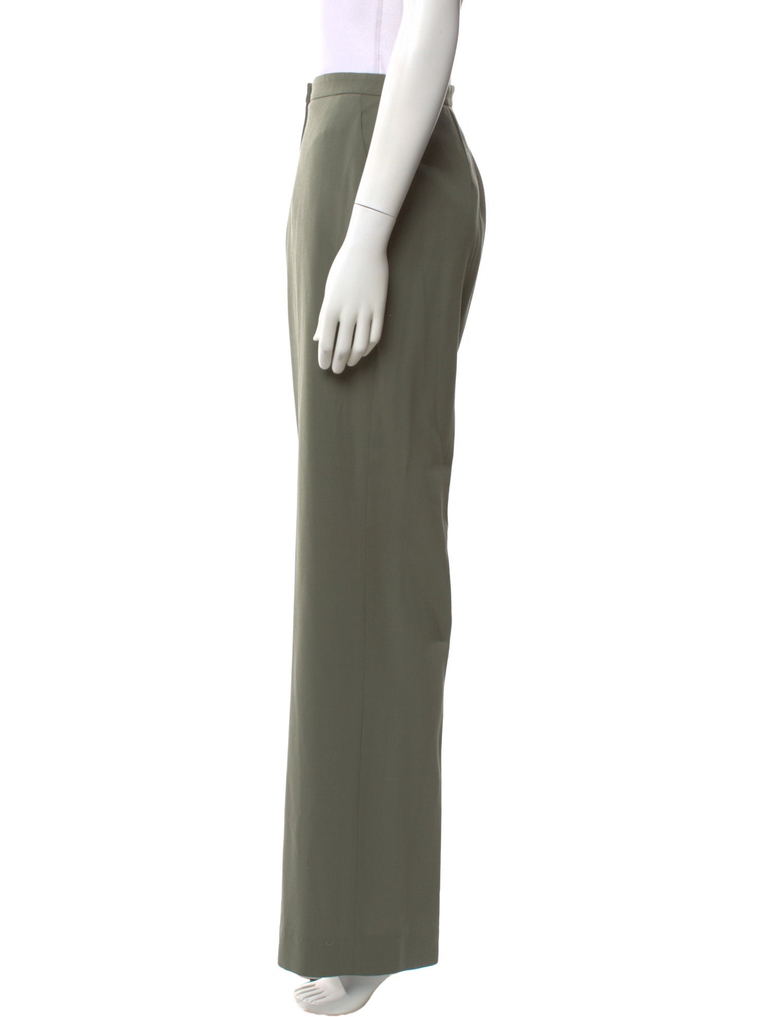 Calvin Klein Collection Wool Wide Leg Pants