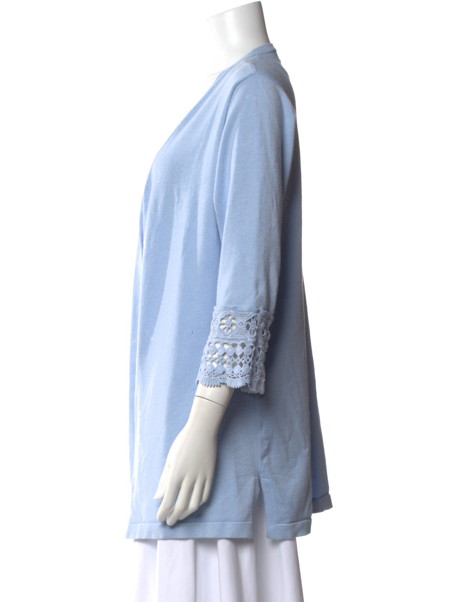 Calvin Klein Collection V-Neck Three-Quarter Sleeve Tunic