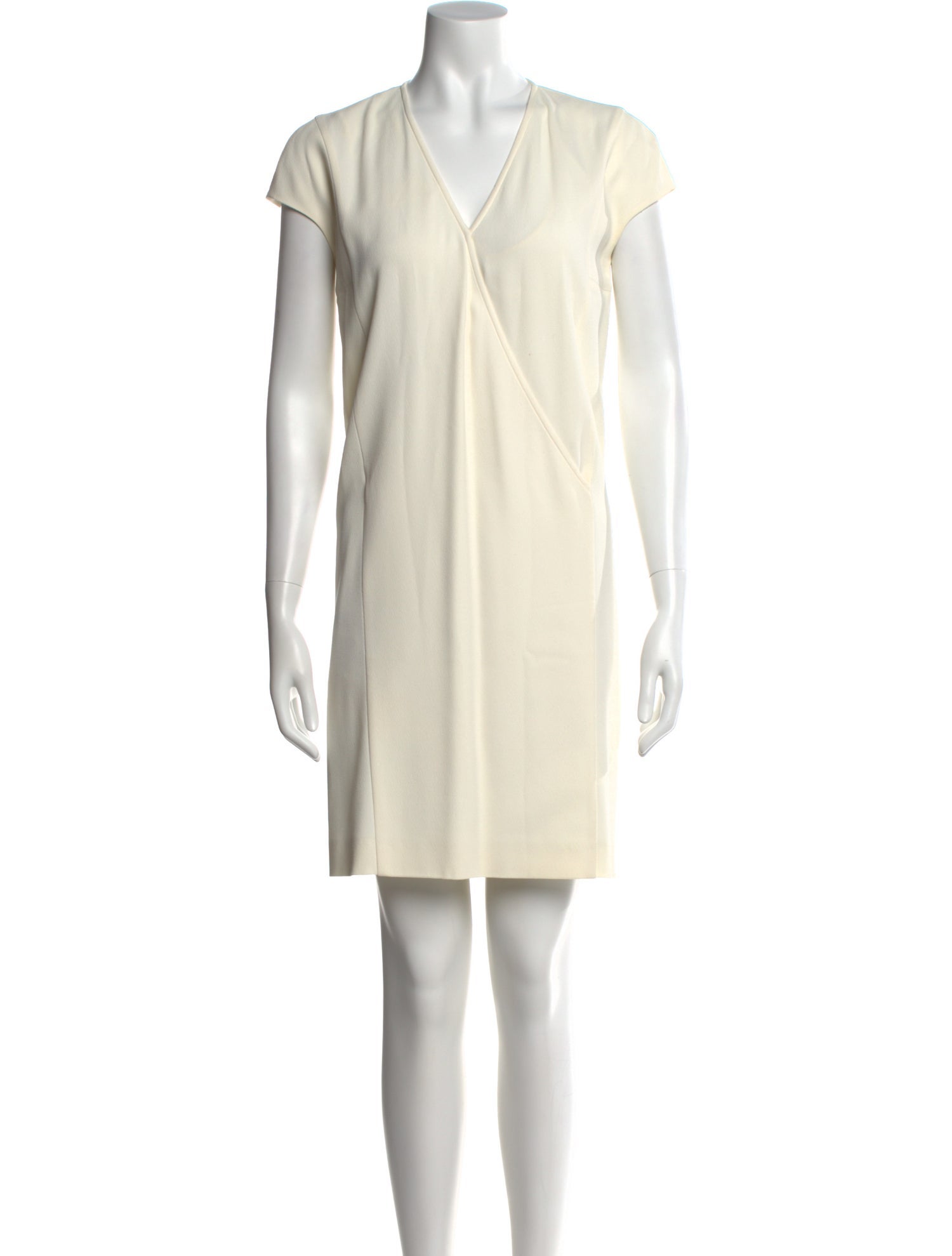 Calvin Klein Collection V-Neck Mini Dress