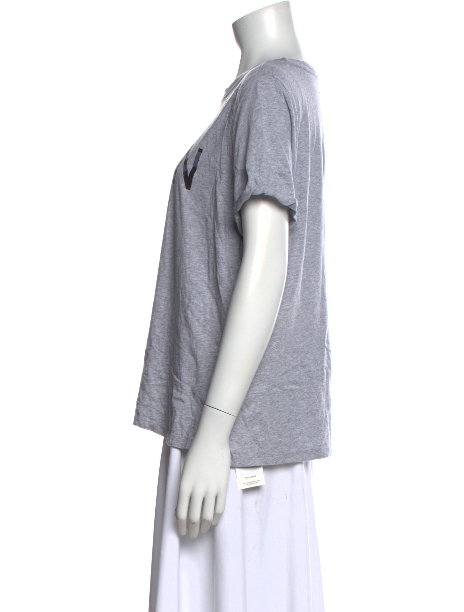 Calvin Klein Collection Graphic Print Crew Neck T-Shirt