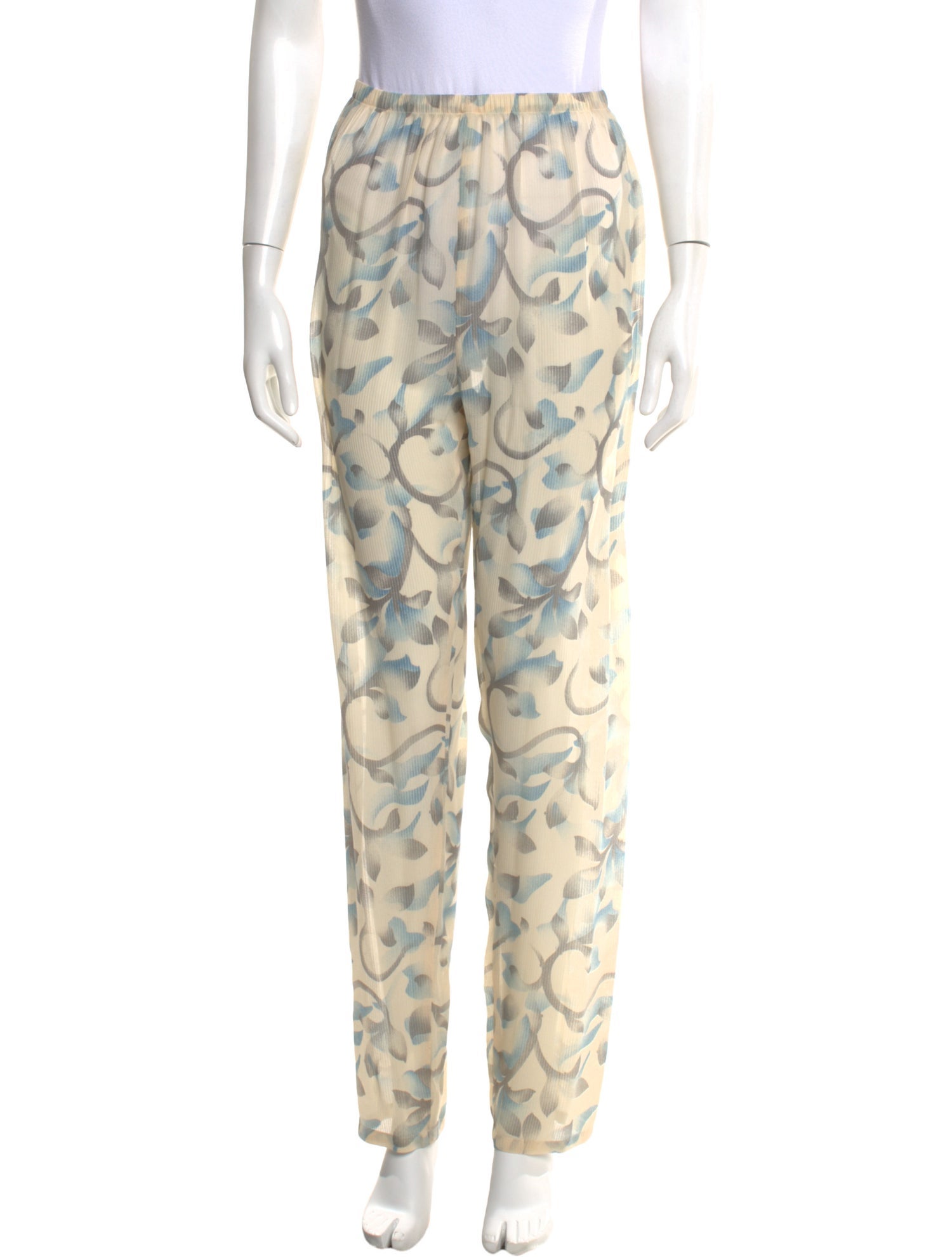 Calvin Klein Collection Vintage Straight Leg Pants