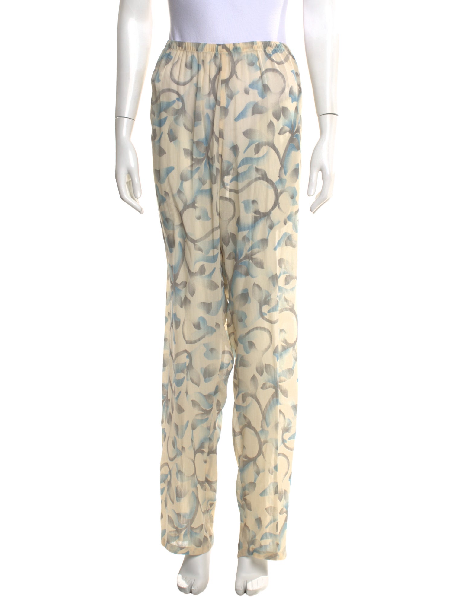 Calvin Klein Collection Vintage Straight Leg Pants