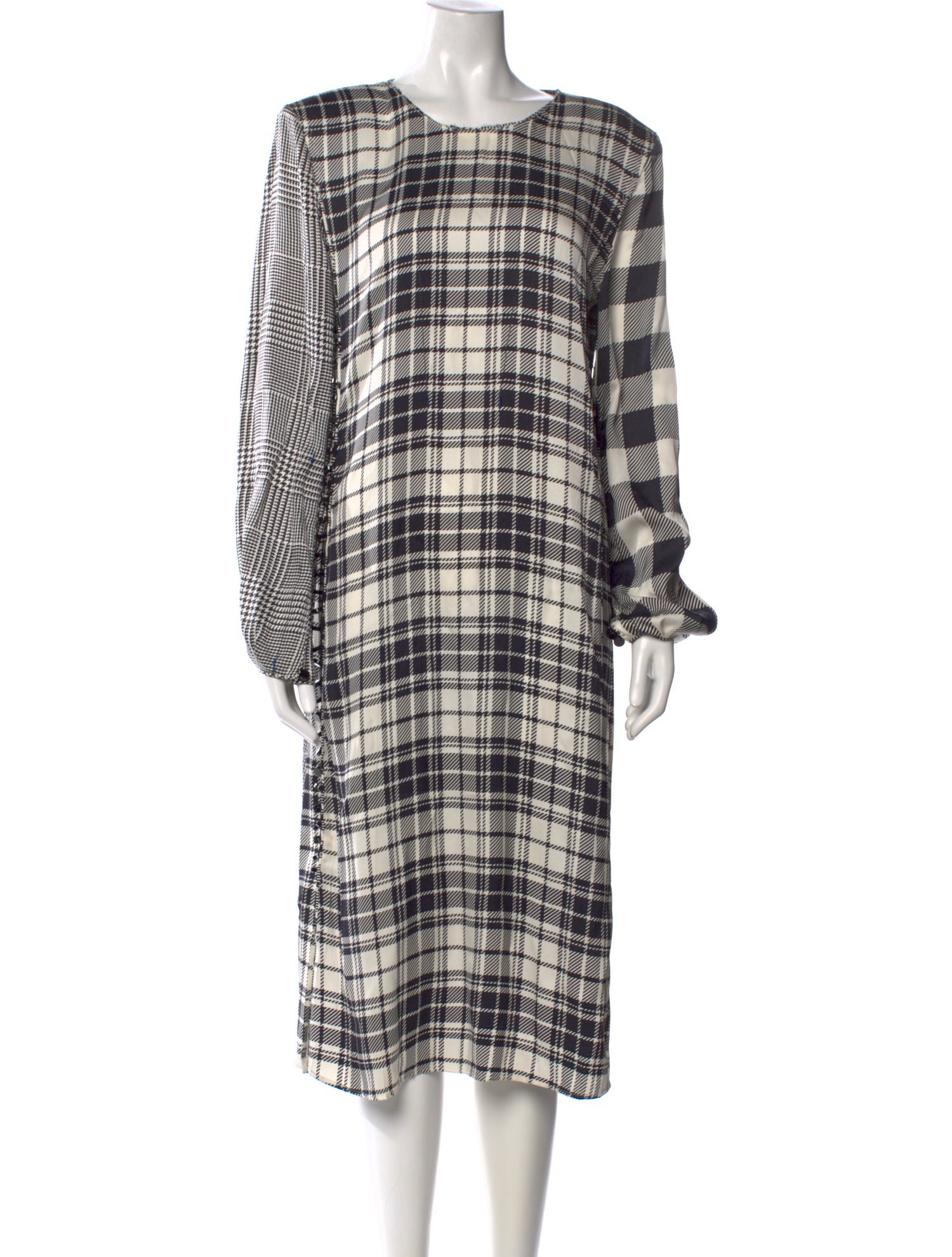 Calvin Klein Collection Silk Midi Length Dress