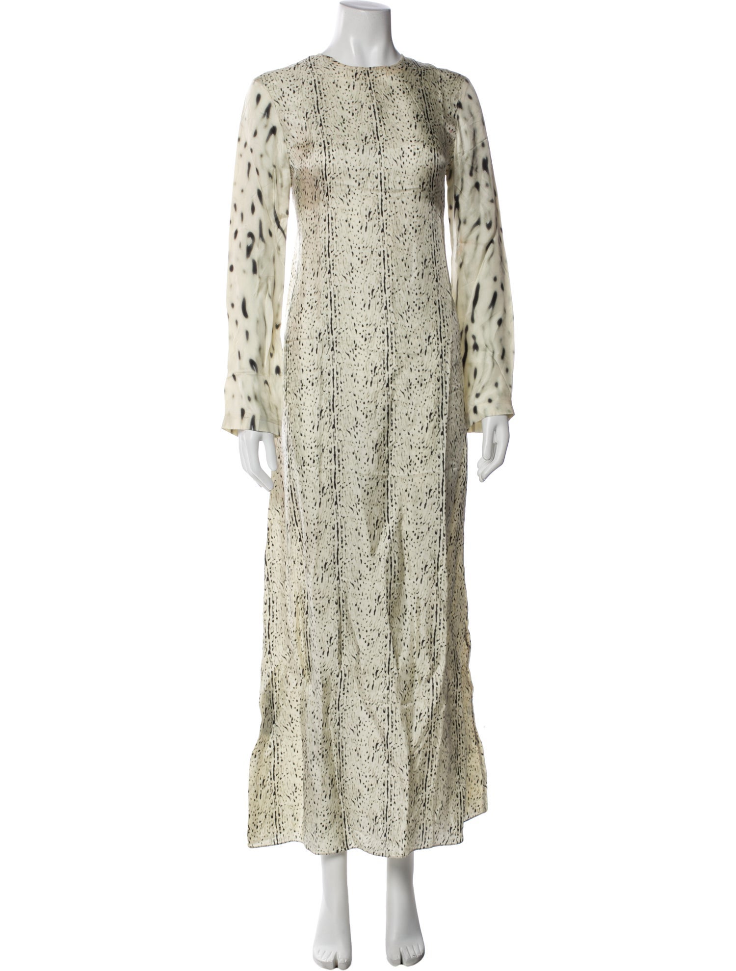 Calvin Klein Collection Animal Print Long Dress