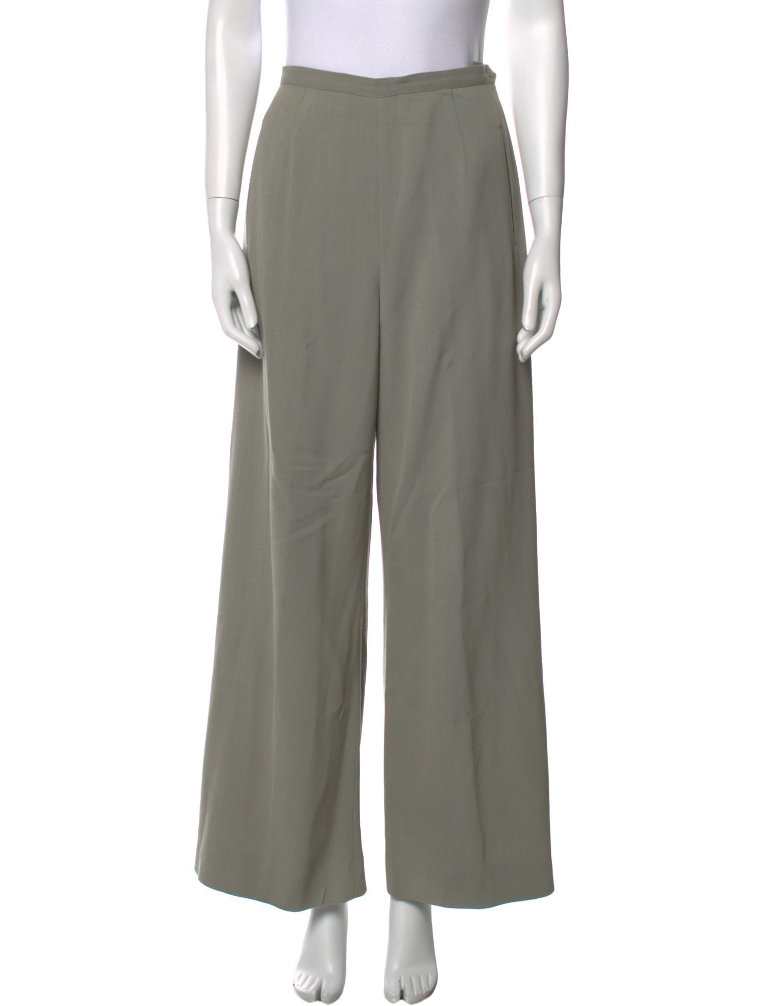 Calvin Klein Collection Wool Wide Leg Pants