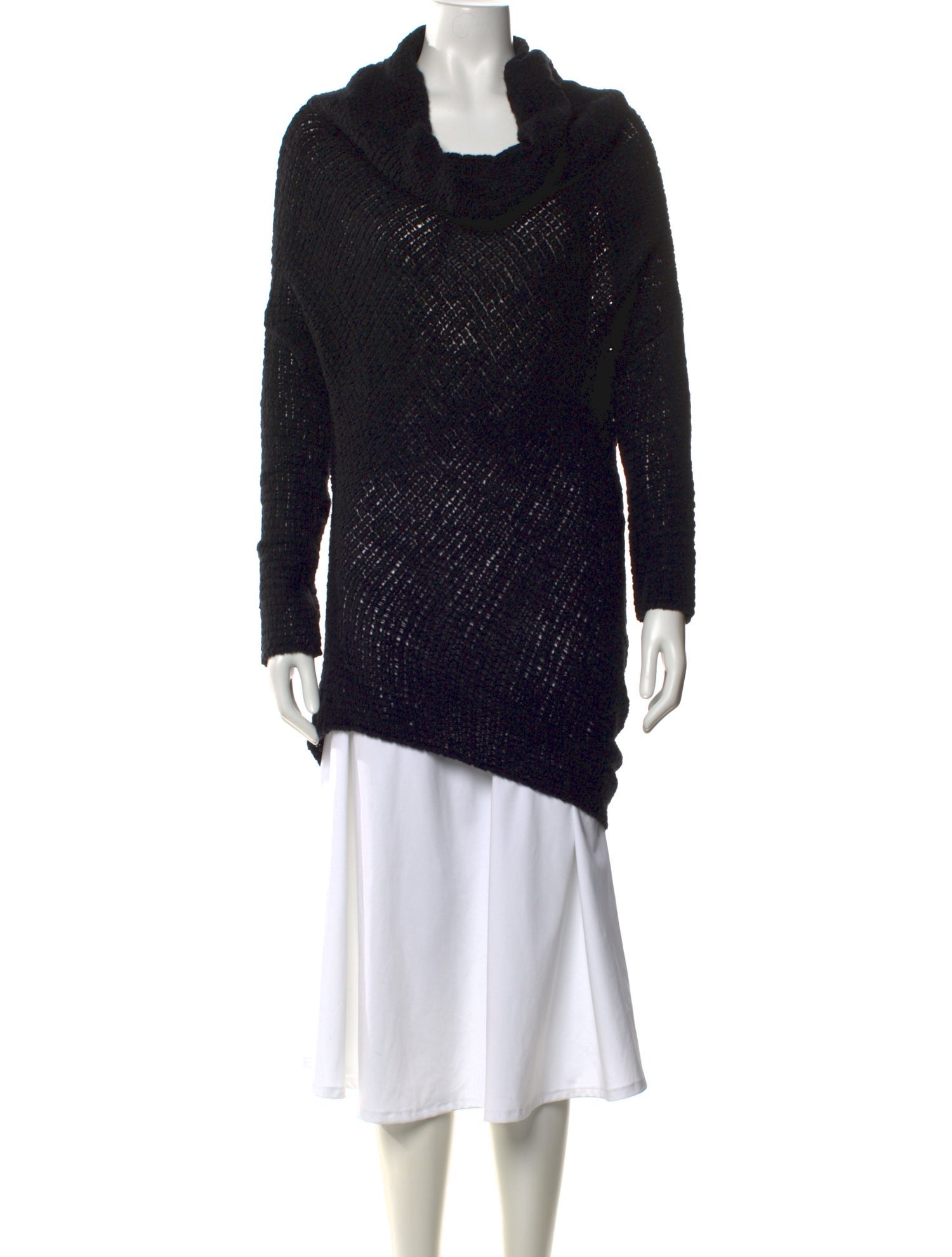 Calvin Klein Collection Cashmere Cowl Neck Sweater