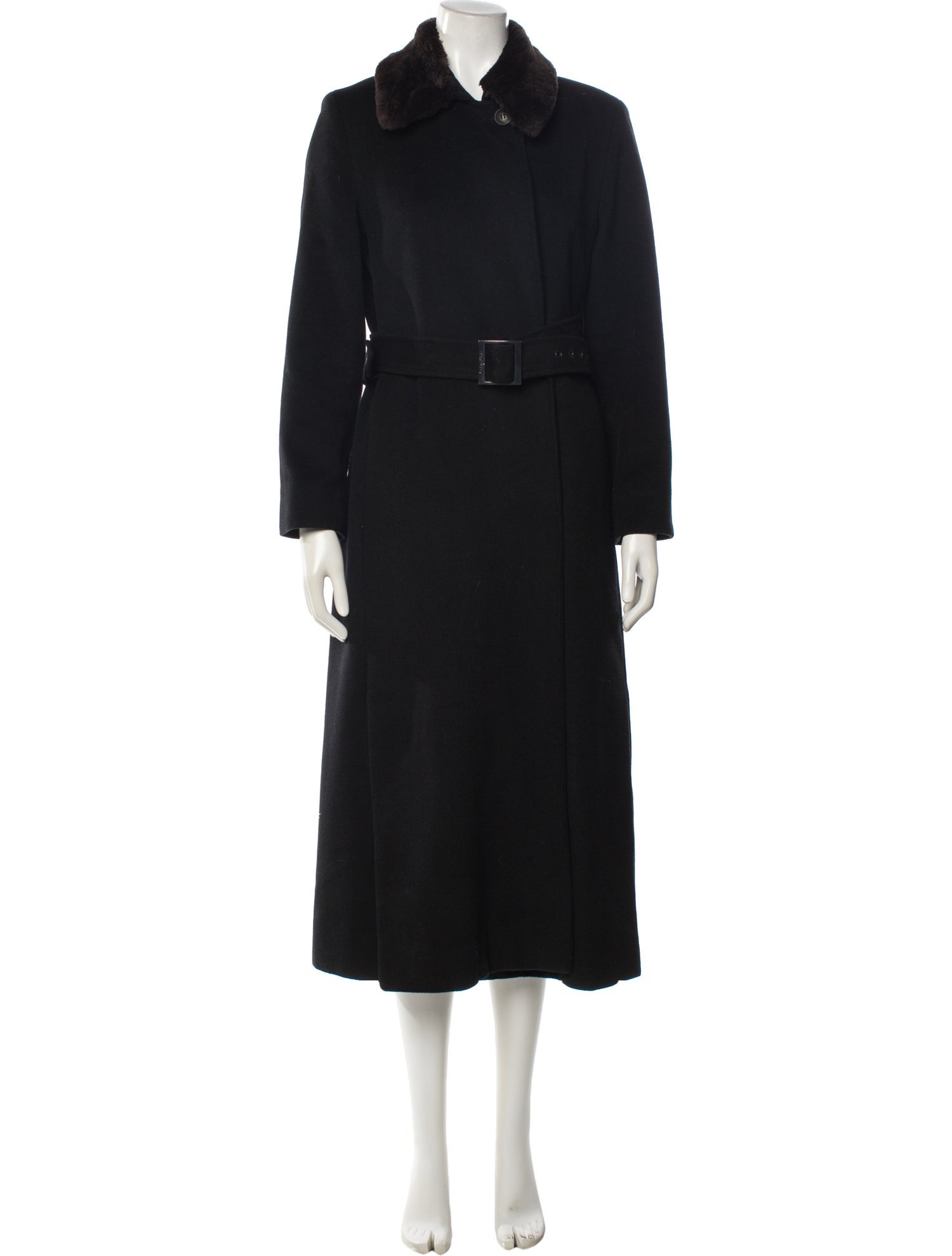 Calvin Klein Collection Wool Trench Coat