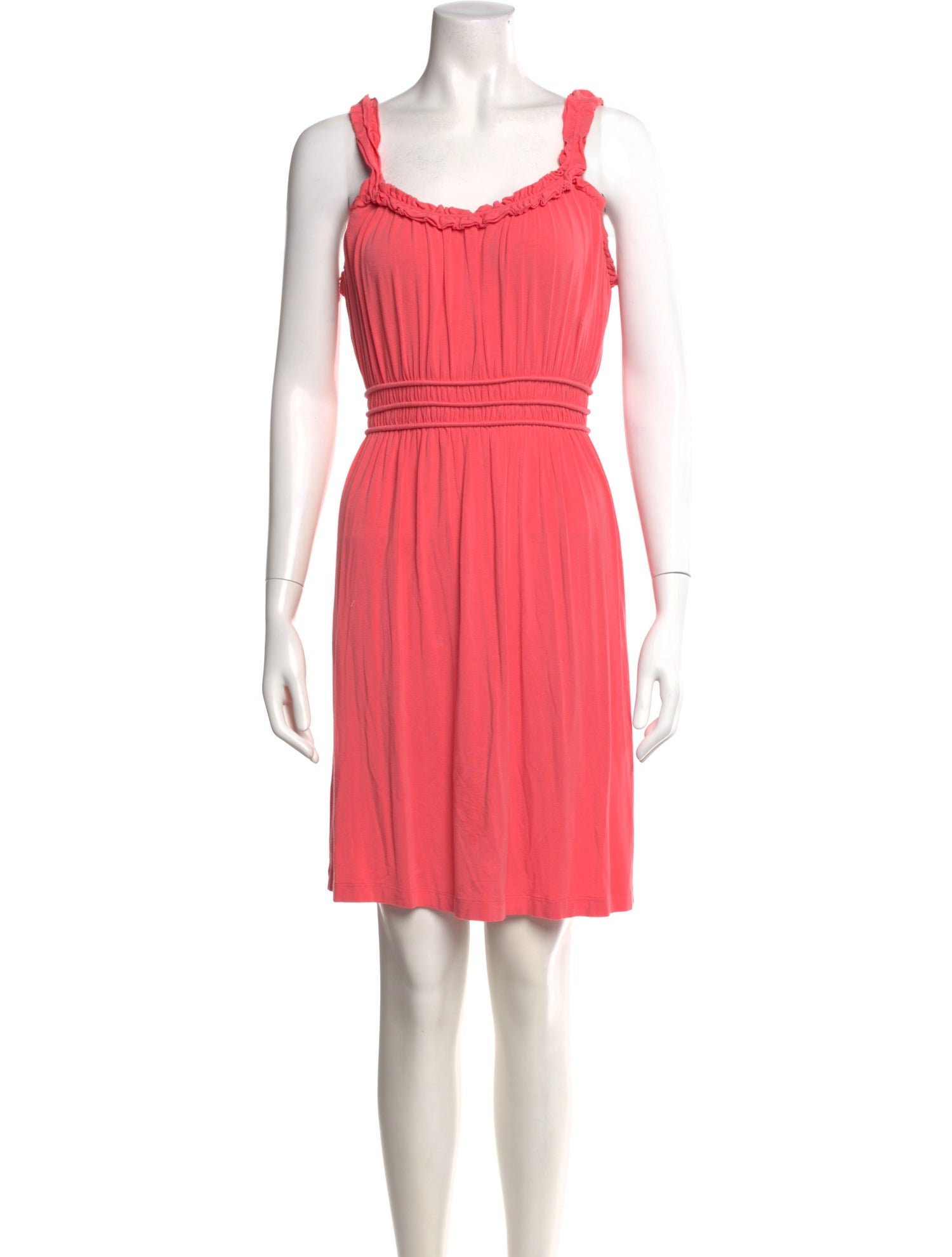 Calvin Klein Collection Square Neckline Mini Dress