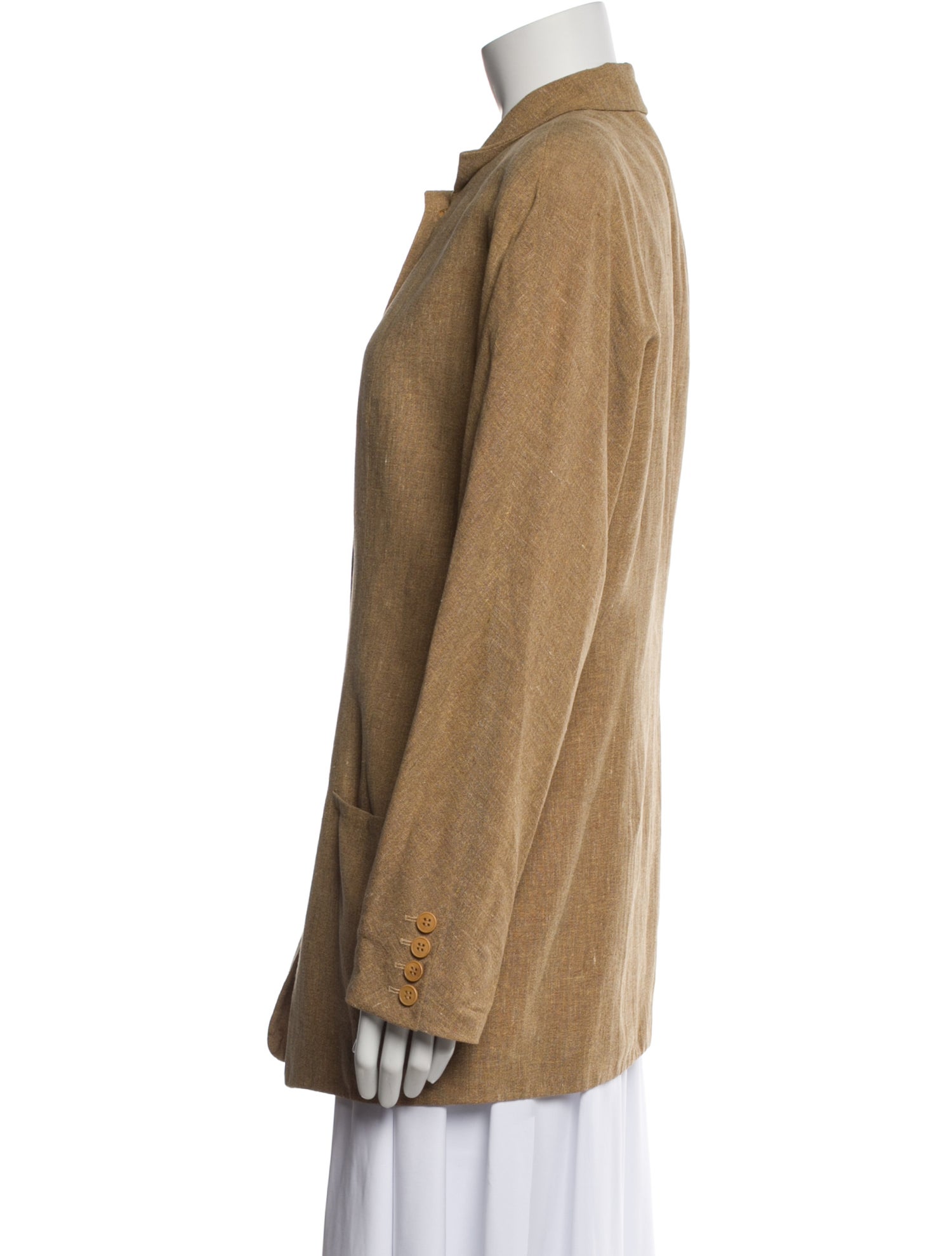 Calvin Klein Collection 1990's Linen Blazer