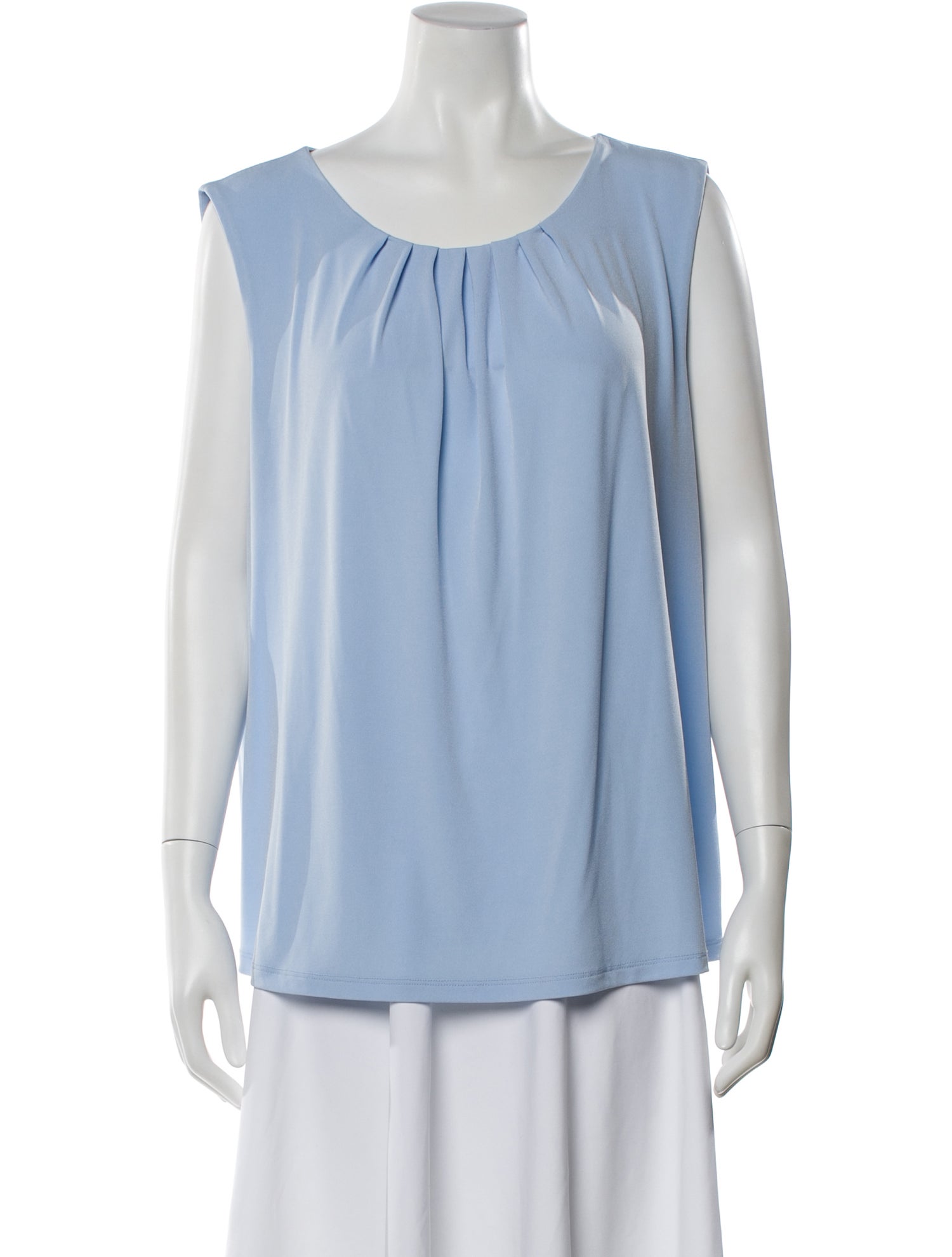 Calvin Klein Collection Scoop Neck Sleeveless Top