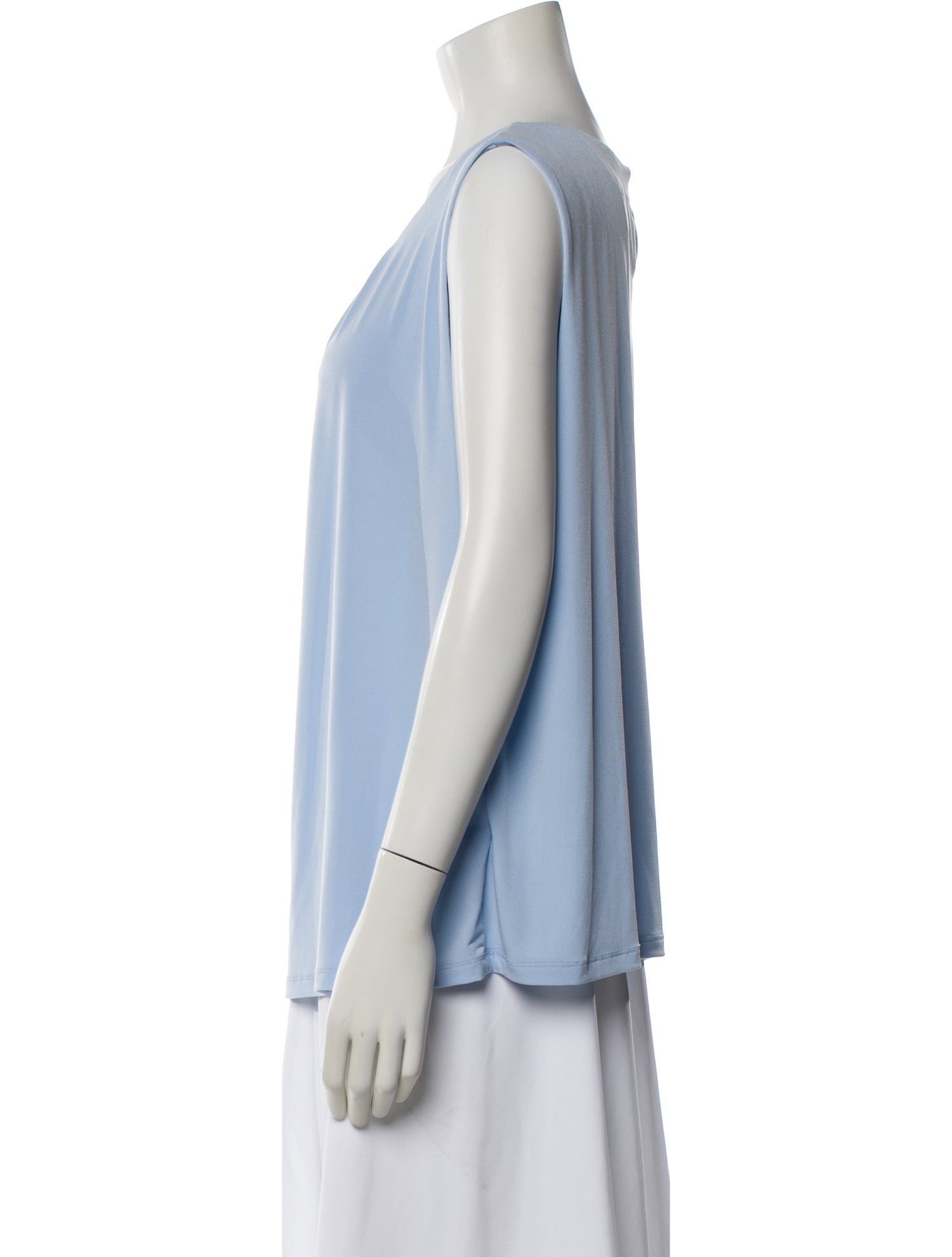 Calvin Klein Collection Scoop Neck Sleeveless Top